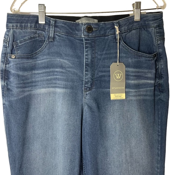 #252 ☑️Wit & Wisdom High Rise Itty Bitty Boot Ab Solutions Denim Bootcut Jean - Picture 3 of 12